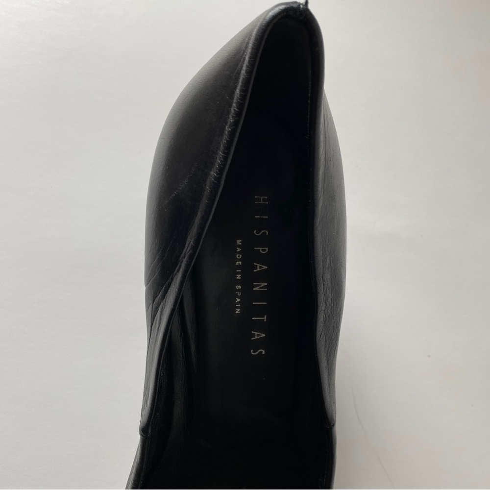 Hispanitas Kitten Heels, Black Leather - Picture 4 of 5